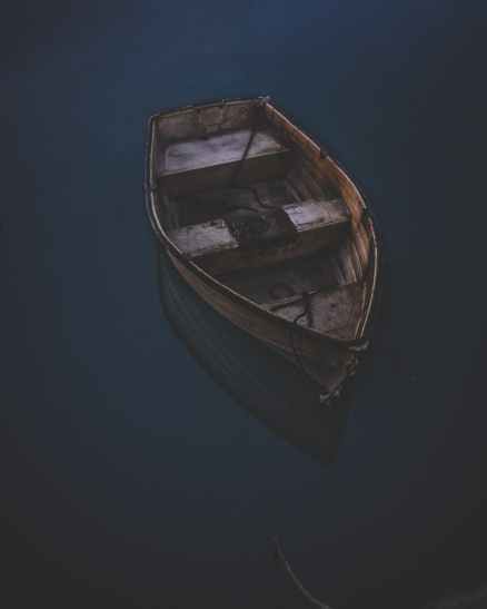 canoe on body of water